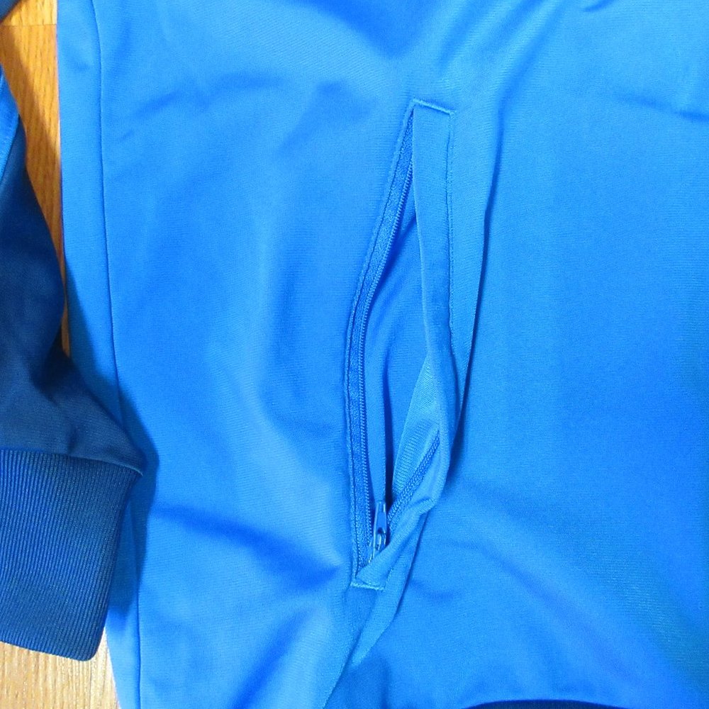 ADIDAS Mens POLYESTER TRACK JACKET NAVY, BLUE - Picture 2 of 6